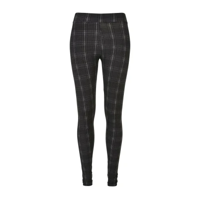 Abbildung von Urban Classics SOFT AOP Leggings Hosen, Damen, Größe: 4XL, Blackcheck