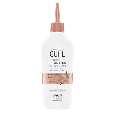Abbildung von Guhl BOND+ Reparatur Anti Haarbruch Fluid Inhalt: 150 ml Repariert stark geschädigtes Haar Bis zu 99 Prozent weniger Ohne Silikone