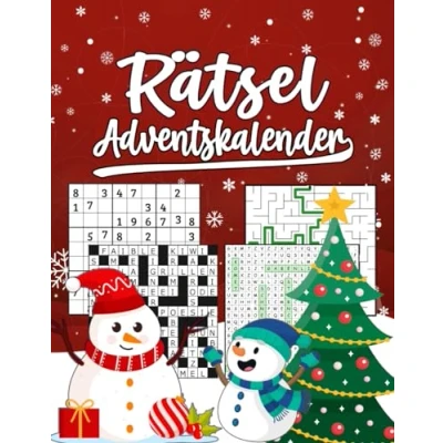 Abbildung von Rätsel Adventskalender: Großer Rätselspaß Für Erwachsene mit kniffligen Sudokus, Wortsuchen etc. I Anfänger und Fortgeschrittene Inkl. Anleitung Lösungen