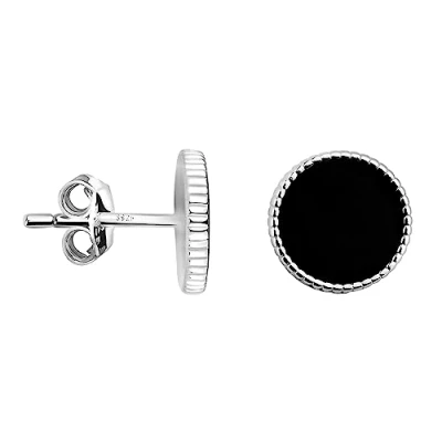 Abbildung von Sofia Milani Circle Ohrringe, Damen, Größe: One Size, Silver coloured