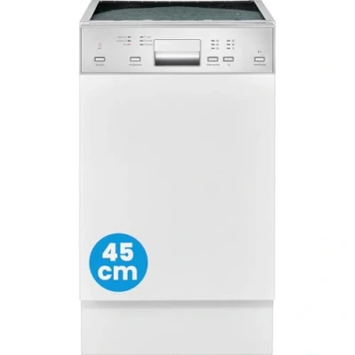 Abbildung von Bomann® Geschirrspüler 45 cm teilintegriert sehr leise Spülmaschine automatische Türöffnung inkl. Aquastop Reinigungstemperaturen: 40 65C 6 Programme GSPE 7422 TI