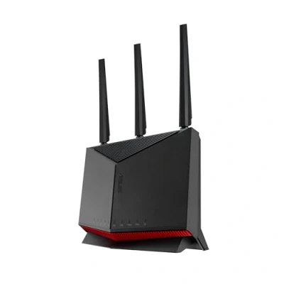 Abbildung von ASUS RT BE86U WiFi 7 BE6800 Dual Band Gigabit Router (unterstützt 4096 QAM, Multi Link Betrieb (MLO), 10G Port, abonnementfreie Netzwerksicherheit und umfassende VPN Funktionen)
