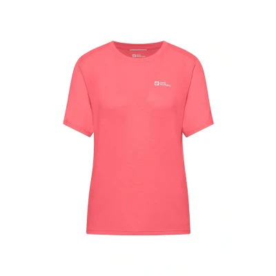 Abbildung von Jack Wolfskin Sport Tshirt, Damen, Größe: Large, Sunset coral