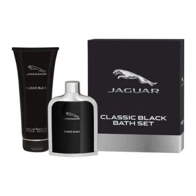 Abbildung von Jaguar Fragrances Classic Black GIFT SET (EDT 100ML + Showergel 200ML) Duftset, Herren, Größe: One Size,