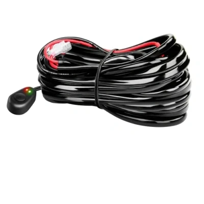 Abbildung von Auxtings Kabelbaum, LED Lichtleiste, für Off Road, 3 m, 40 A Relais, wasserdichter Ein / Aus Schalter