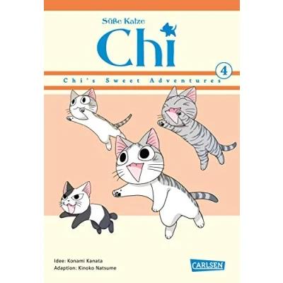 Abbildung von Süße Katze Chi: Chi&#039;s Sweet Adventures 4: Comedy Manga Serie für Kinder ab 8 Jahre mit neuen Abenteuern des niedlichen Kätzchens in Vollfarbe und westlicher Leserichtung