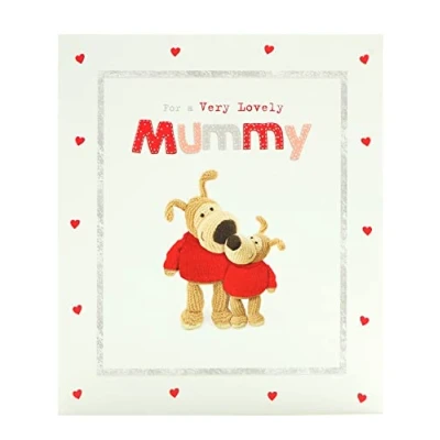 Abbildung von Boofle Valentinstagskarte für Mama niedliches Design