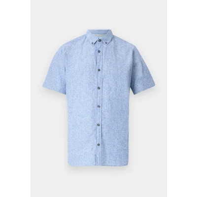 Abbildung von TOM Tailor Printed Hemd Mid blue, Herren, Größe: Small, blue