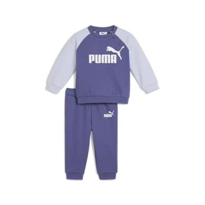 Abbildung von Puma Minicats Raglan CREW Unisex SET Trainingsanzug für Kinder, Größe: 98, Blue crystal