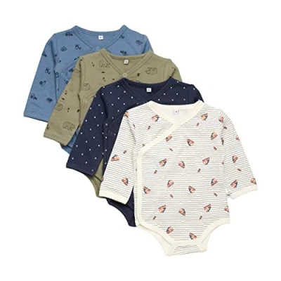 Abbildung von PIPPI Unisex Baby Body Wrap AO Printed (4 Pack) Underwear, Deep Lichen Green, 56