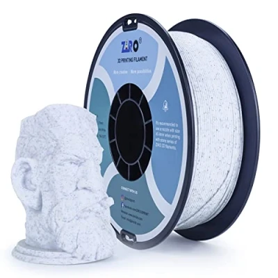 Abbildung von ZIRO 3D Drucker Filament PLA 1.75mm Blau und weiß Color 1KG(2.2lbs),