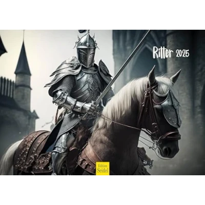 Abbildung von Edition Seidel Premium Kalender Ritter 2025 Format DIN A3 Wandkalender Krieger Fantasy Reiter Pferd Tafelrunde Mittelalter Königreich