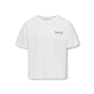 Abbildung von Kids ONLY Kogmaiken LIFE CROP BOX Tshirt basic für Kinder, Größe: 134/140, Bright white