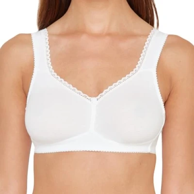 Abbildung von SUSA Baumwoll BH Damen ohne Bügel Organic Cotton, BHs mit vorgeformten Cups, Optimaler Halt, Gepolsterte Träger