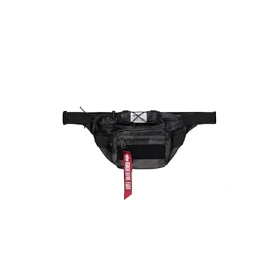 Abbildung von Alpha Industries Unisex Tactical Waist Bag, Black Camo, One Size