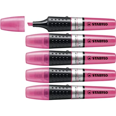 Abbildung von Textmarker STABILO LUMINATOR 5er Pack pink