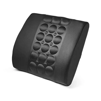 Abbildung von Lifenaxx ergonomisches Rückenkissen für das Auto, Büro, Haus Stützt Ihren Rücken und korrigiert Fehlhaltungen Lendenkissen aus Memory Schaum Lordosenstütze LX 022