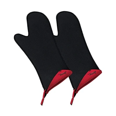 Abbildung von Spring Backhandschuhe, Normal, 20 9406 56 02, Schwarz, 33 x 15 cm