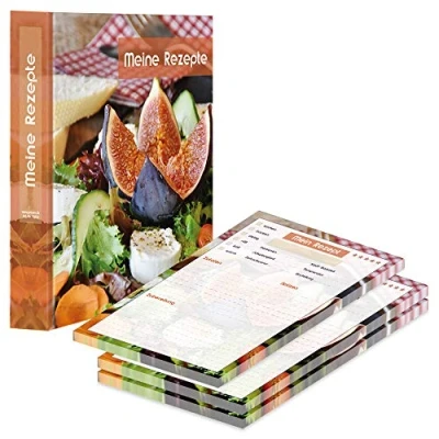 Abbildung von PRICARO Rezeptordner mit Rezeptblock &quot;French Salad&quot;, A5