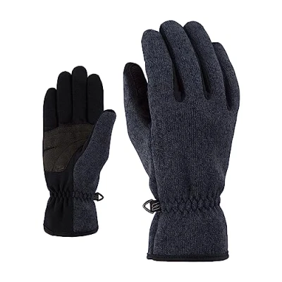 Abbildung von Ziener Erwachsene IMAGIO glove multisport Freizeit / Funktions Outdoor Handschuhe atmungsaktiv, gestrickt, schwarz (black melange), 10.5