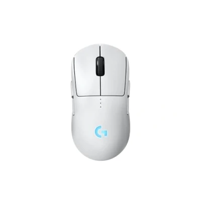 Abbildung von Logitech G PRO 2 LIGHTSPEED kabellose Gaming Maus für Rechts oder Linkshänder, mit bis zu 4 anpassbaren und umschaltbaren magnetischen Seitentasten, 44K DPI Sensor, USB C Ladefunktion PC/Mac Weiß