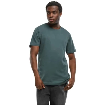 Abbildung von Build Your Brand Herren T Shirt Round Neck, Basic für Männer, Rundhalsausschnitt, Baumwolle