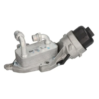 Abbildung von NISSENS 91349 Ölkühler mit Ölfiltergehäuse Filter, Thermostat