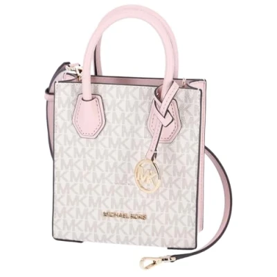 Abbildung von Michael Kors Mercer Extra Small Pebbled Leather Crossbody Bag (PWD BLSH MLT)