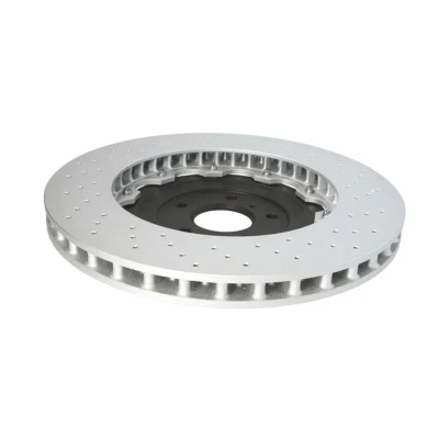 Abbildung von BREMBO TWO PIECE FLOATING DISCS LINE 09.B386.13 Bremsscheibe 390 32,6 5 gelocht/innenbel., Verbundbremsscheibe beschichtet hochgekohlt