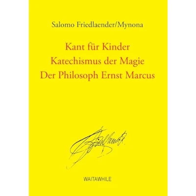 Abbildung von Kant für Kinder / Katechismus Der Magie Philosoph Ernst Marcus