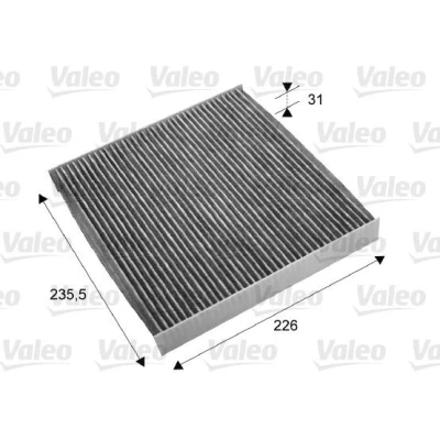 Abbildung von VALEO CLIMFILTER PROTECT 715678 Innenraumfilter Aktivkohlefilter 224 234 30 HONDA: CR V 3, ACCORD 7 Limousine, 8