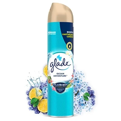 Abbildung von Glade Duftspray für langanhaltende Frische in allen Räumen, Lufterfrischer Spray, Ocean Adventure, 1er Pack (1 x 300 ml)