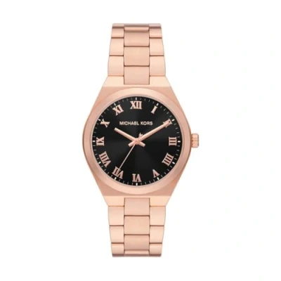 Abbildung von Michael Kors Watch Lennox Uhr Rose goldcoloured, Damen, Größe: One Size, gold coloured