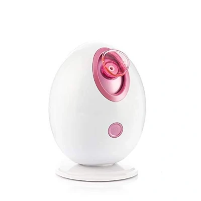 Abbildung von InnovaGoods Elektrische Gesichtssauna Moispa, Tiefenreinigung und Hydration, Entfernt Verunreinigungen, Ergonomisches Design, 90ml Kapazität, ABS Material, Weiß Rosa
