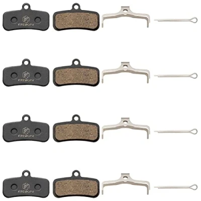Abbildung von KREMORV Bremsbeläge Fahrrad MTB Scheibenbremsbeläge für Shimano D02S D03S Saint BR M810 M820 M6120 Deore XT M8020 M8120 ZEE M640 XTR M9120 SLX M7120 Tektro HD M735 M745 M750 TRP SL Slate T4 Quadiem