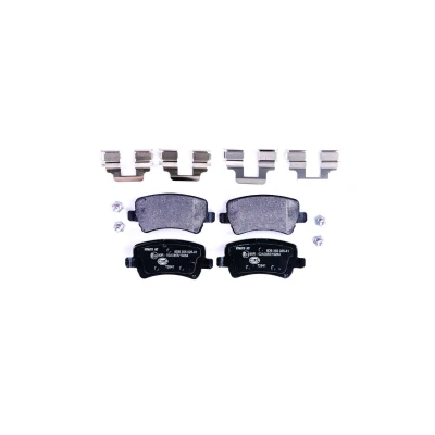 Abbildung von HELLA 8DB 355 025 411 Bremsbelagsatz nicht für Verschleißwarnanzeiger vorbereitet mit Bremssattelschrauben Zubehör FORD: Galaxy Mk2 MPV, S Max Mk1