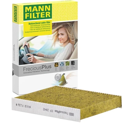 Abbildung von MANN FILTER FP 2442 Innenraumfilter OPEL: Astra J Sports Tourer, Saloon, Insignia A Hatchback, CHEVROLET: Orlando, Cruze Saloon