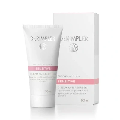Abbildung von Dr. RIMPLER SENSITIVE Cream Anti Redness 50 ml Spezialpflege für empfindliche, gestresste, zu Rötungen neigende und gefäßlabile Haut