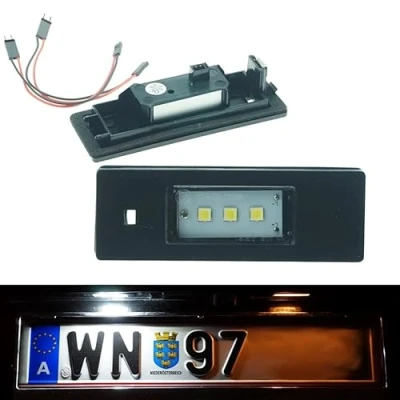 Abbildung von LED SMD 208 Kennzeichenbeleuchtung Xenon Weiss mit E Prüfzeichen