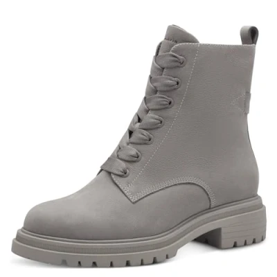 Abbildung von Tamaris Damen Stiefelette Leder bequem; LIGHT GREY, EU 39