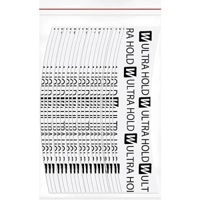 Abbildung von WALKER TAPE Ultra Hold C Contour 36 Stück Klebewinkel für Perücken und Haarteile