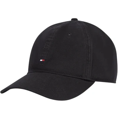 Abbildung von Tommy Hilfiger Herren Cap Flag Soft 6 Panel aus Baumwolle, Schwarz (Black), Einheitsgröße