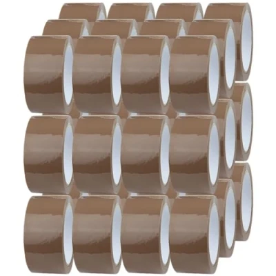 Abbildung von Crimson Starfish 36 x Packband Braun Rollen 48mm 66m Verpackungsbänder für Pakete, Kisten, Versand Klebeband Pakete &amp; Paketklebeband Geräuscharmes Umzugsbedarf