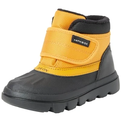 Abbildung von Geox B WILLABOOM Boy AB Ankle Boot, Curry/Black, 24 EU