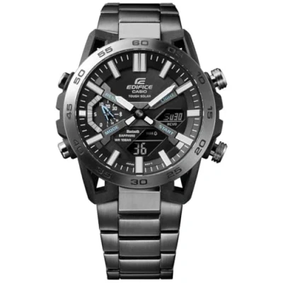 Abbildung von Edifice Bluetooth Herren Solar Uhr Schwarz ECB 2000DC 1AEF