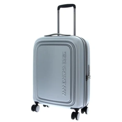 Abbildung von Mandarina Duck LOGO Expandable Cabin Trolley Boardcase, Größe: One Size, Silver