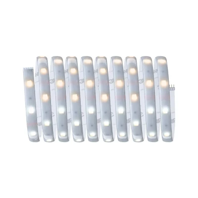 Abbildung von Paulmann 78869 LED Stripe MaxLED 250 Basisset Smart Home Zigbee Tunable White 3m IP44 12W 230/24V 810lm Silber Lichtband spritzwassergeschützt