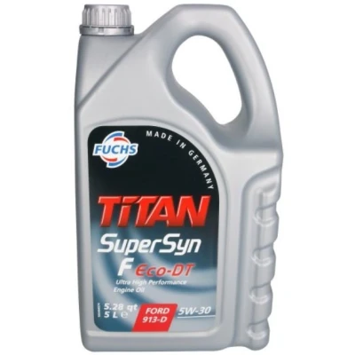 Abbildung von Fuchs Titan Supersyn F Eco DT 5W 30 5l Motoröl 601411618 FORD: FOCUS 3, Ranger Mk3, Galaxy Mk2 MPV, LAND ROVER: Discovery 4, Defender Off Road