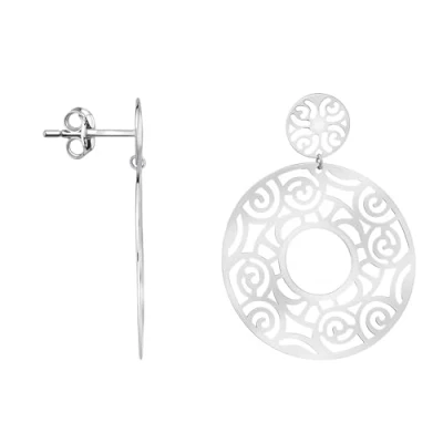 Abbildung von SOFIA MILANI Damen Ohrringe 925 Silber Ornament Ohrhänger 21050