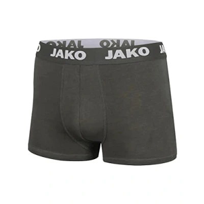 Abbildung von JAKO Herren Boxershorts Basic 2er Pack, Anthrazit, XXL